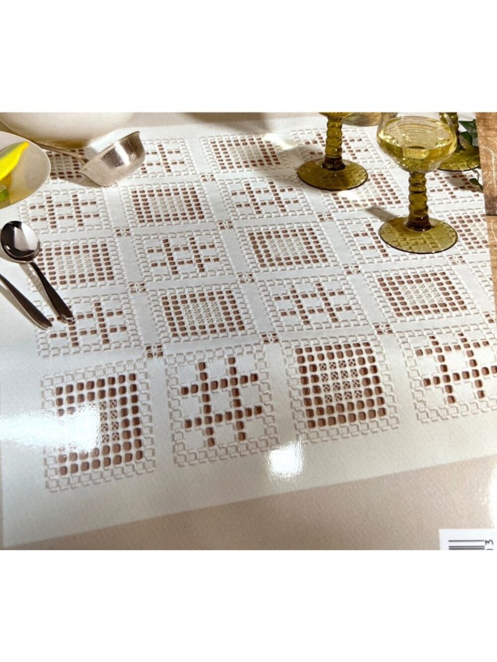 Hardanger Embroidery Pattern Book By Rico Design Stick-Idee Textiles Gestalten - Picture 2 of 3